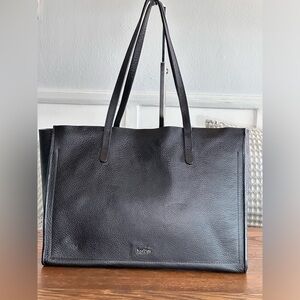 BOTKIER Baxter Medium Leather Tote In Black